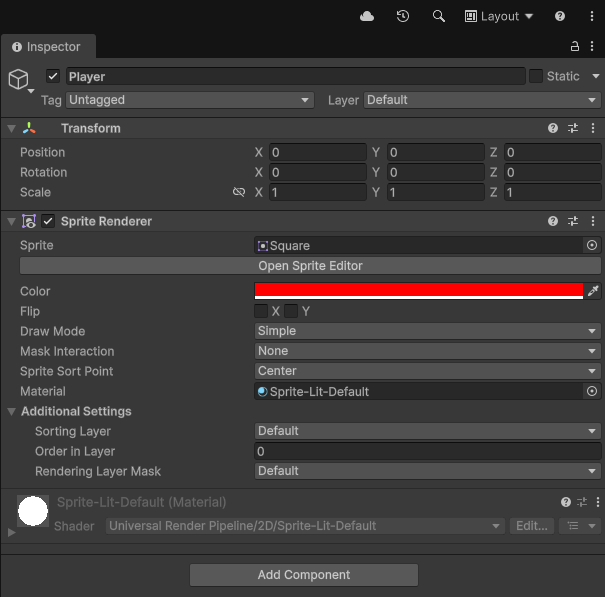 Unity Editor Inspector Window Inspector